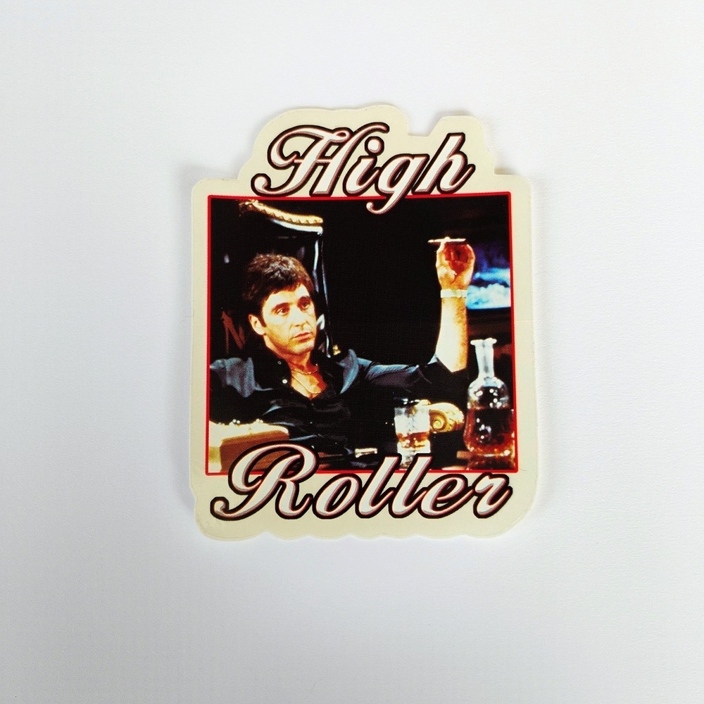 Serial Killer Clothing High Roller 1990's Vintage Skateboarding Surfing Sticker